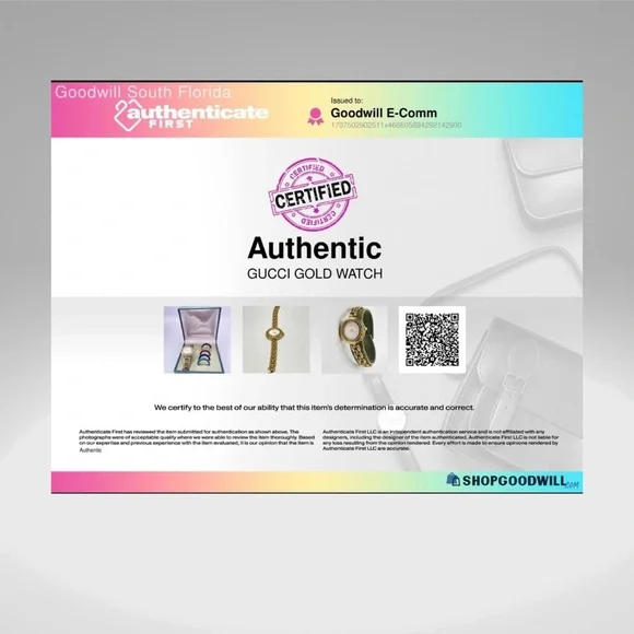 Vintage Authentic Gucci Gold plated six Colors Watch Change Bezel - Picture 8 of 14